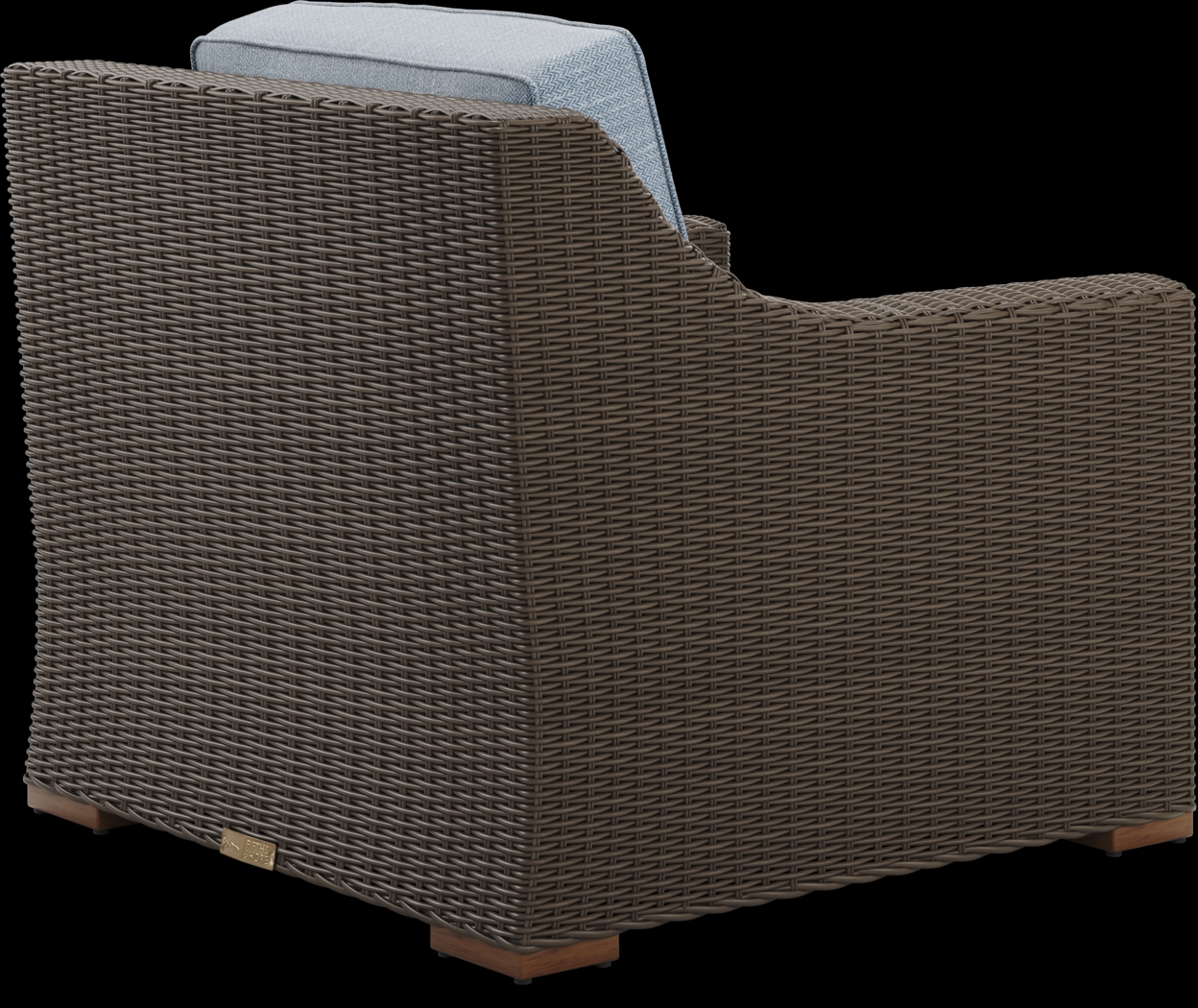 Patmos Brown 4 Pc Outdoor Sofa Seating Set with Steel Cushions - Thumbnail - Image 8