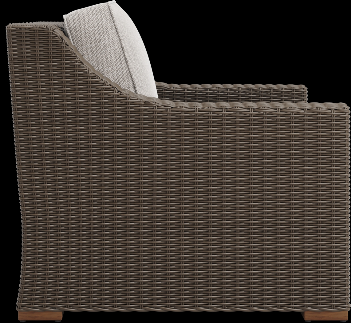 Patmos Brown 4 Pc Outdoor Sofa Seating Set with Twine Cushions - Thumbnail - Image 8