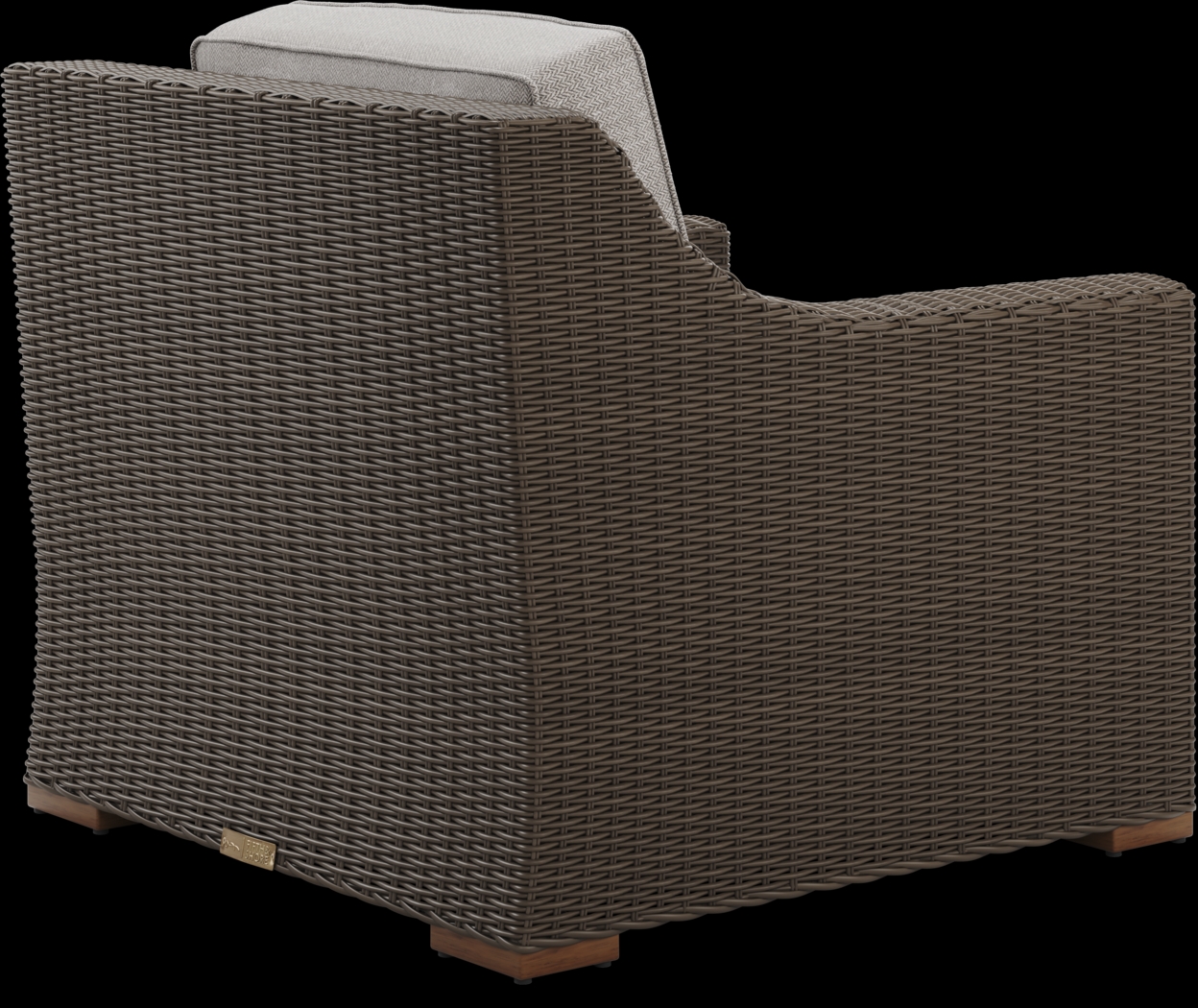 Patmos Brown 4 Pc Outdoor Sofa Seating Set with Twine Cushions - Thumbnail - Image 9