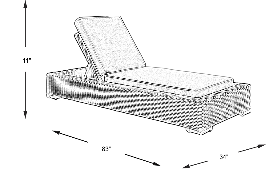 Dimension Image. Please refer to the Dimension Tab on this page for dimension details.