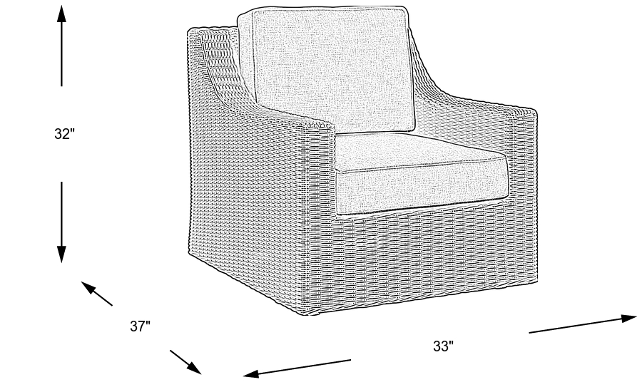 Dimension Image. Please refer to the Dimension Tab on this page for dimension details.