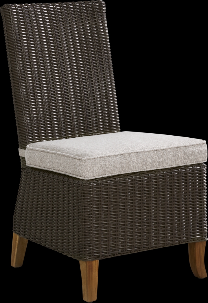 Patmos Tan 5 Pc 78 in. Rectangle Outdoor Dining Set With Twine Cushions - Thumbnail - Image 6