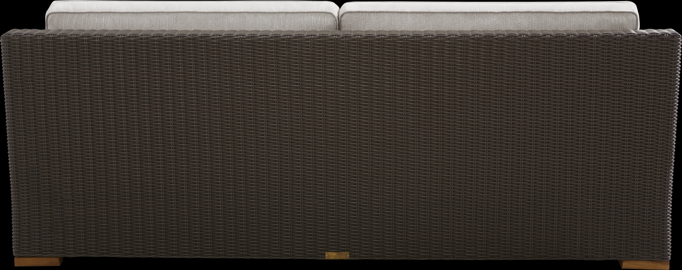 Patmos Brown Outdoor Sofa with Linen Cushions - Thumbnail - Image 3