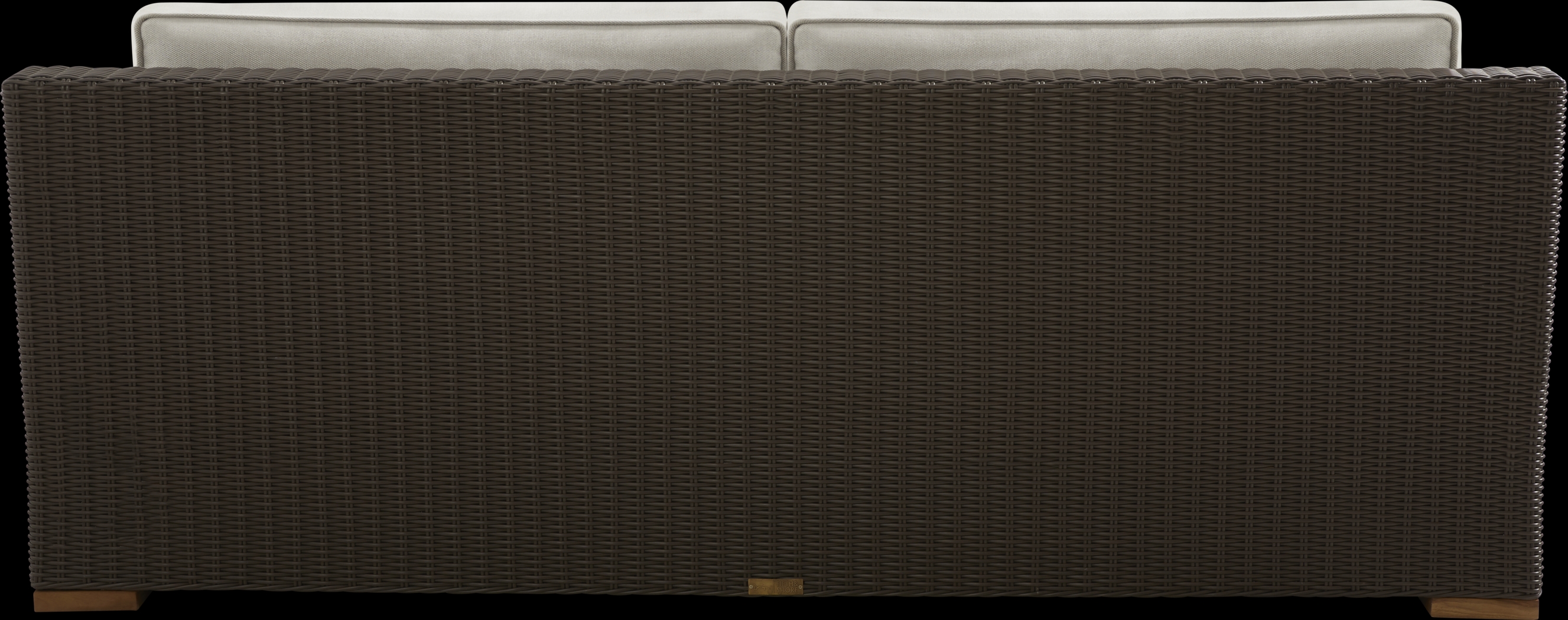 Patmos Brown 4 Pc Outdoor Sofa Seating Set with Twine Cushions - Thumbnail - Image 5