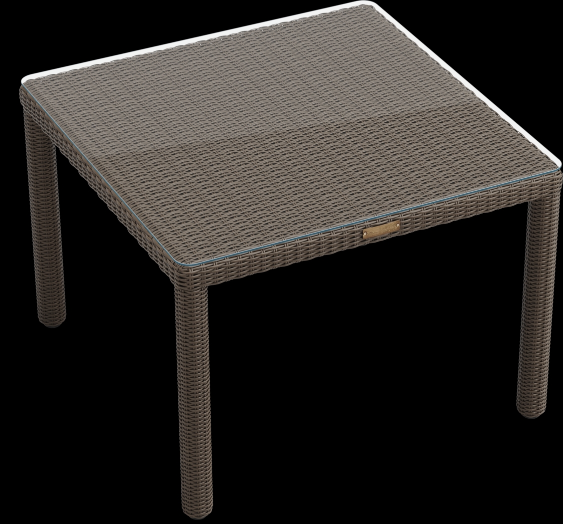 Patmos Brown 5 Pc 42 in. Square Outdoor Dining Set - Thumbnail - Image 5