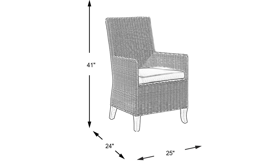 Dimension Image. Please refer to the Dimension Tab on this page for dimension details.
