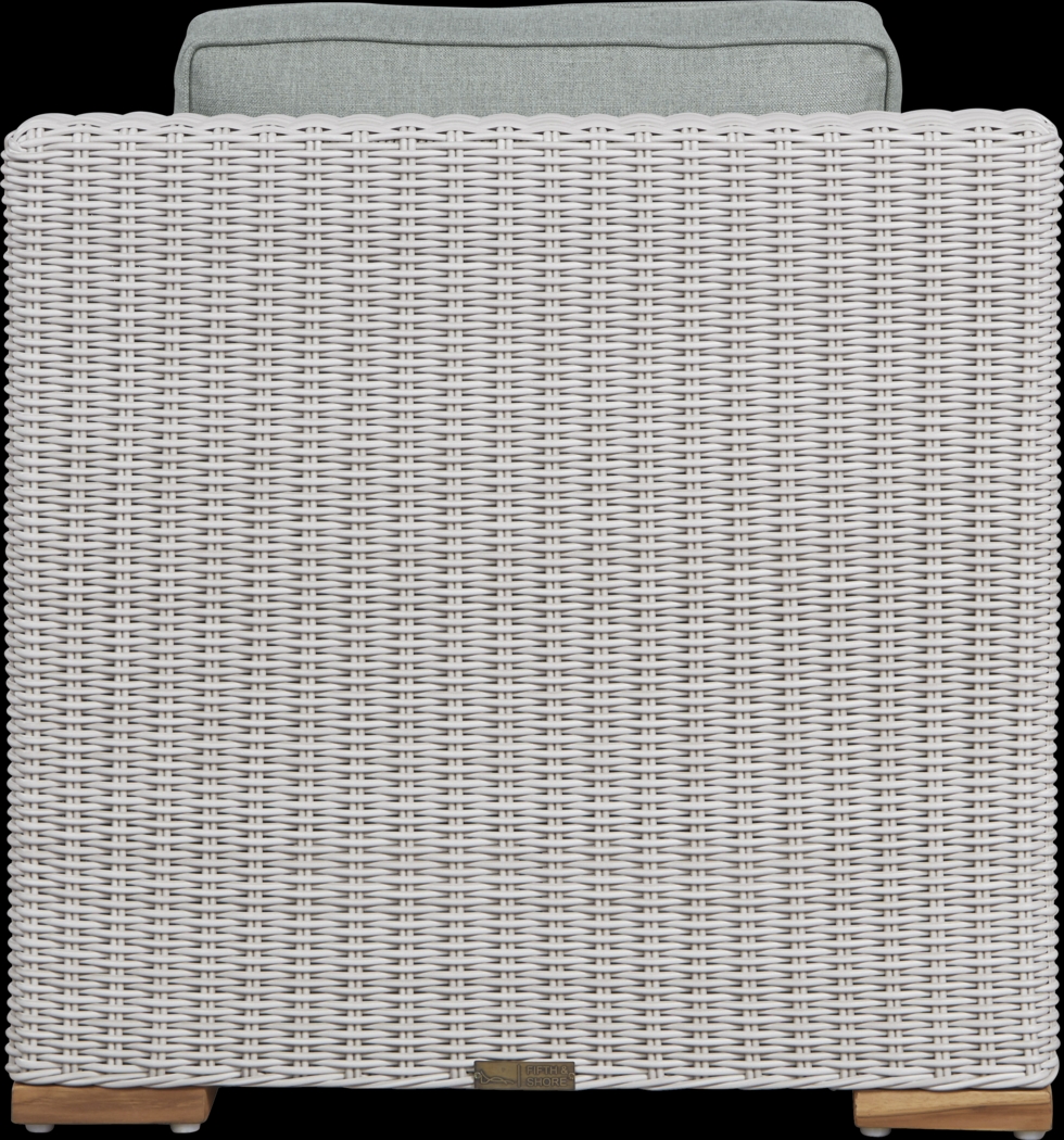 Patmos Gray Outdoor Chair with Moss Cushions - Thumbnail - Image 2