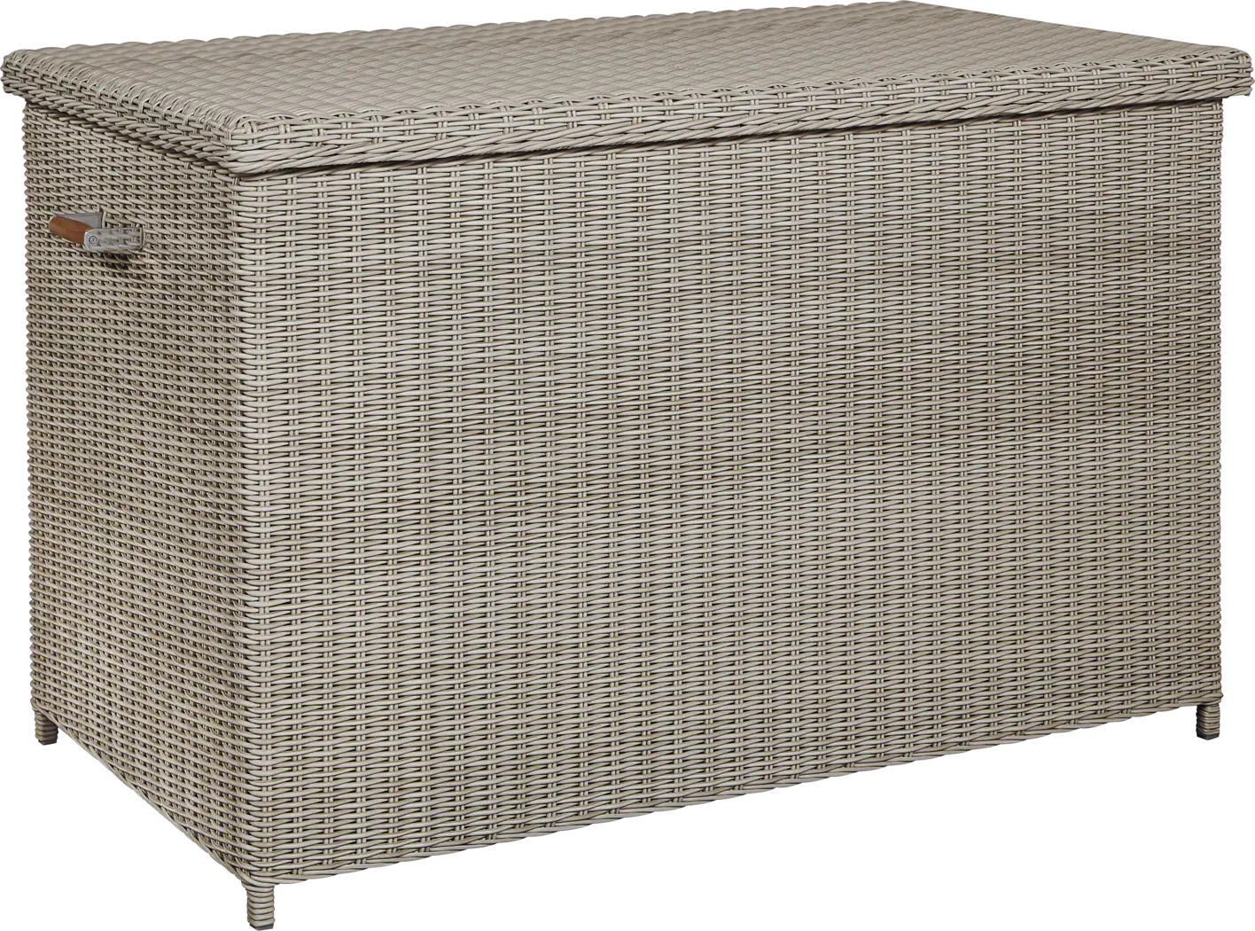 Patmos Gray Outdoor Cushion Storage Box - Thumbnail - Image 1
