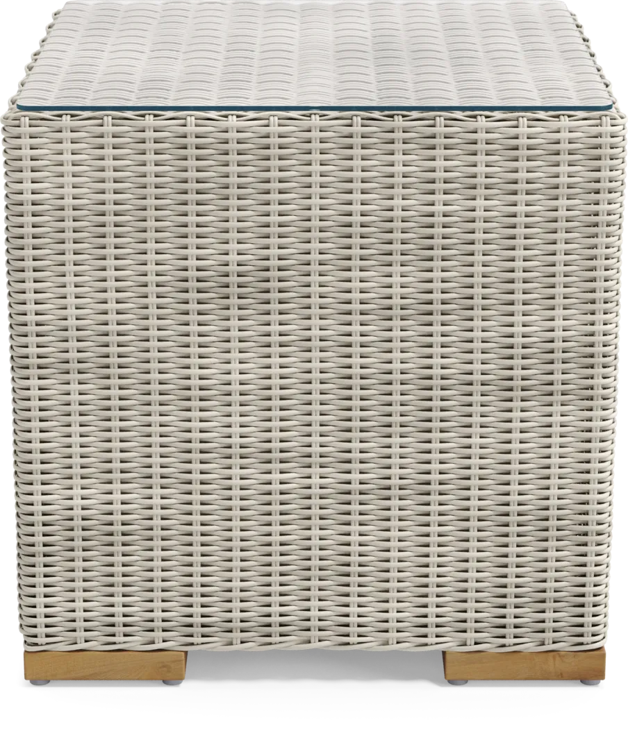 Patmos Gray 3 Pc Outdoor Seating Set with Linen Cushions - Thumbnail - Image 7