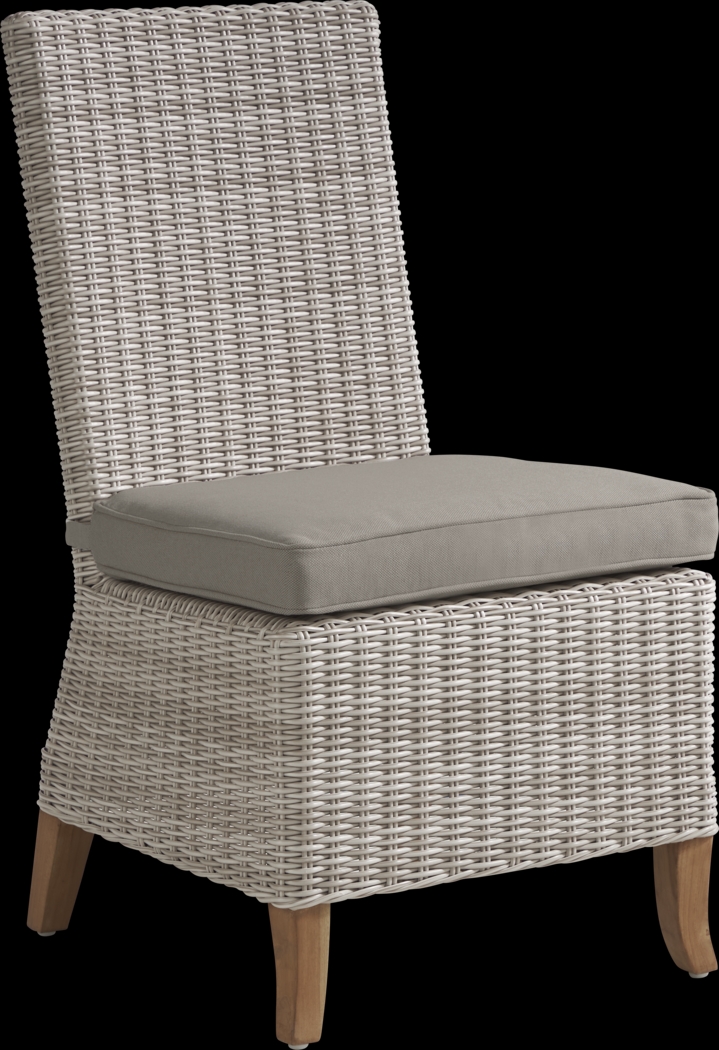 Patmos Tan 5 Pc 78 in. Rectangle Outdoor Dining Set With Mushroom Cushions - Thumbnail - Image 6