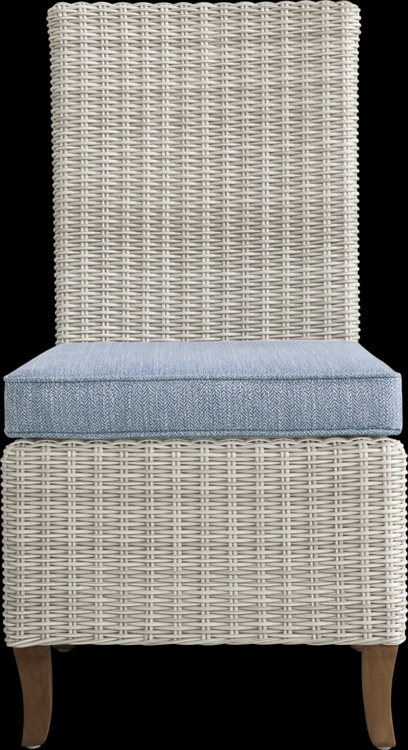 Patmos Tan 7 Pc 78 in. Rectangle Outdoor Dining Set With Steel Cushions - Thumbnail - Image 7