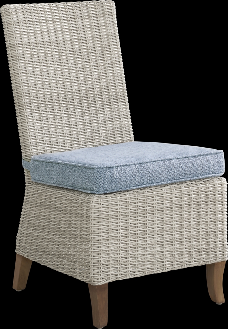 Patmos Tan 7 Pc 78 in. Rectangle Outdoor Dining Set With Steel Cushions - Thumbnail - Image 6