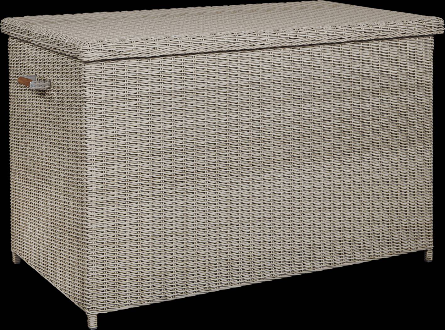 Patmos Gray Outdoor Cushion Storage Box - Thumbnail - Image 1