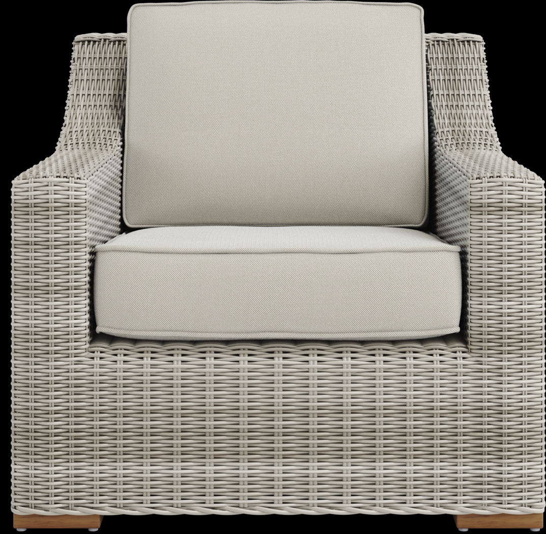 Patmos Gray 4 Pc Outdoor Sofa Seating Set with Linen Cushion - Thumbnail - Image 6