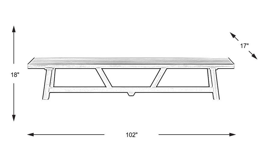 Dimension Image. Please refer to the Dimension Tab on this page for dimension details.
