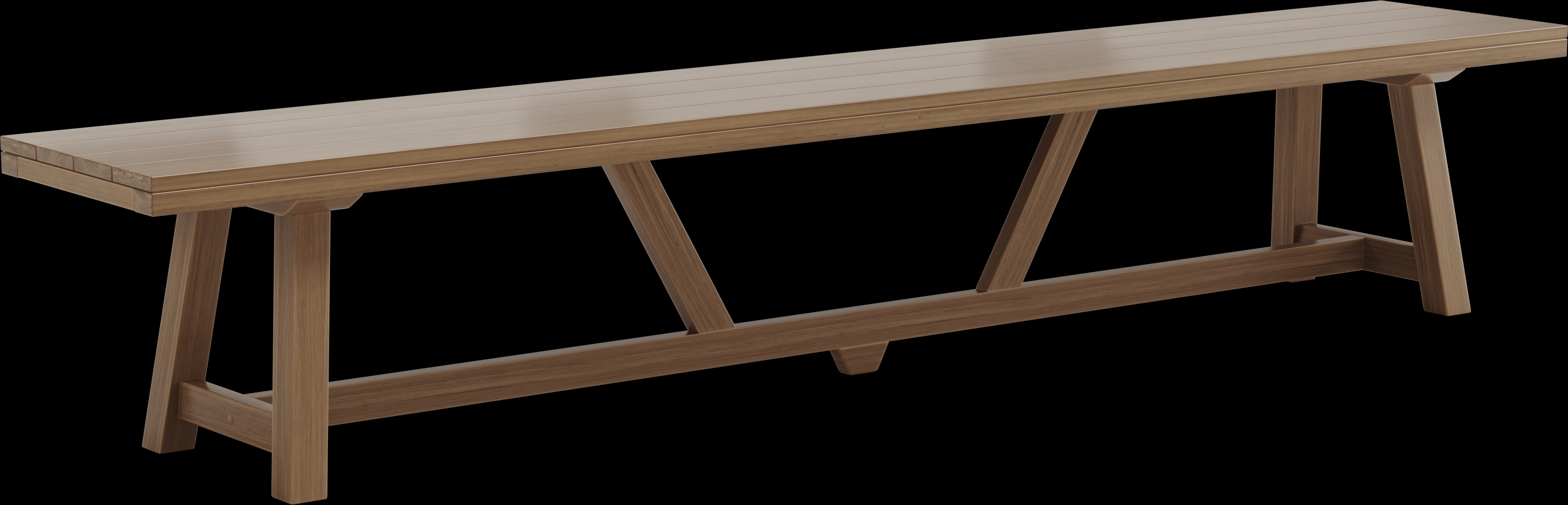 Patmos Tan 7 Pc 102 in. Rectangle Outdoor Dining Set With Steel Cushions and Bench - Thumbnail - Image 6