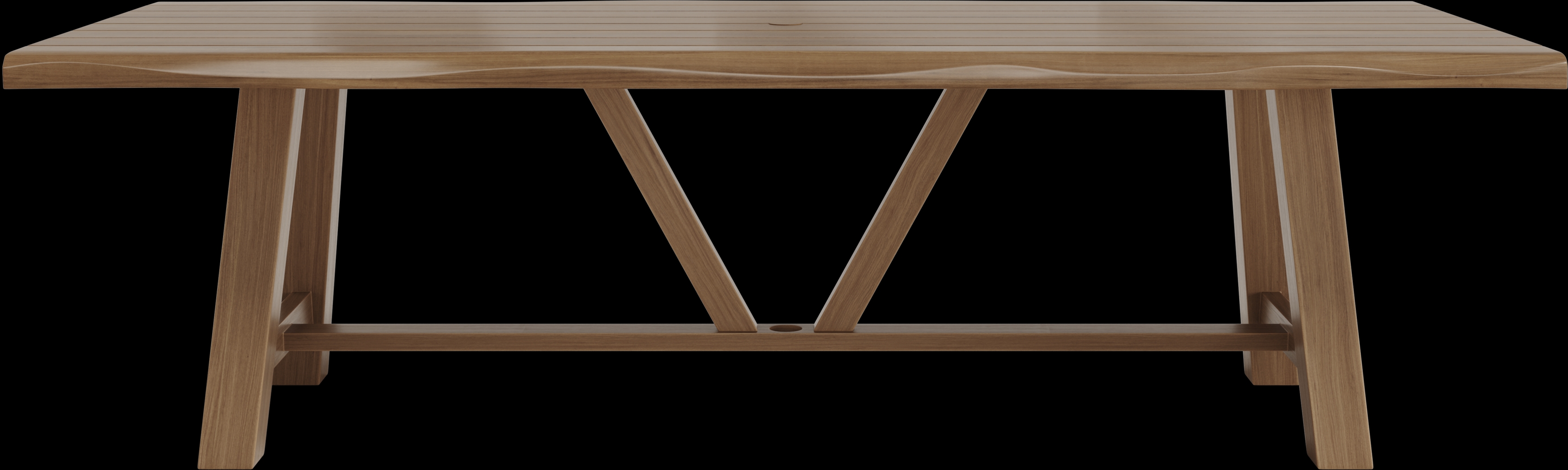 Patmos Tan 9 Pc 102 in. Rectangle Outdoor Dining Set With Steel Cushions - Thumbnail - Image 3