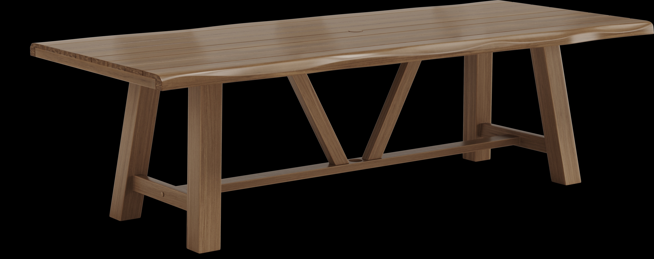 Patmos Tan 9 Pc 102 in. Rectangle Outdoor Dining Set With Steel Cushions - Thumbnail - Image 2