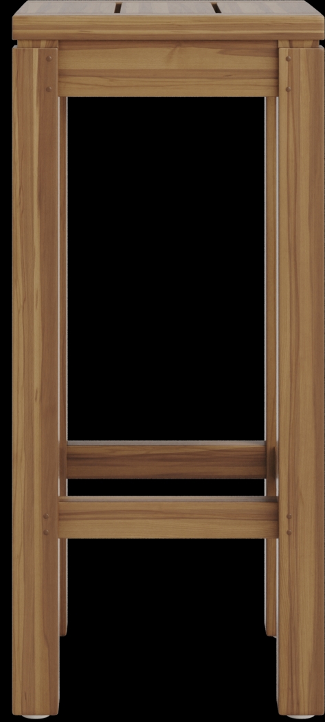 Patmos Teak 5 Pc 71 in. Rectangle Bar Height Outdoor Dining Set - Thumbnail - Image 9