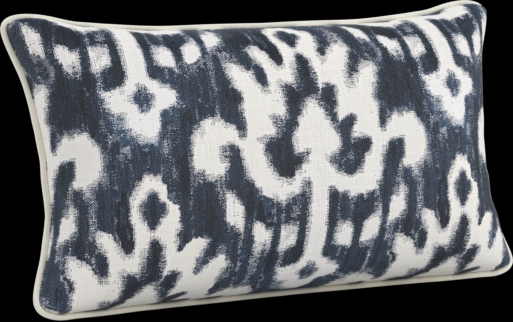Patra Indigo Indoor/Outdoor Kidney Pillow - Thumbnail - Image 2
