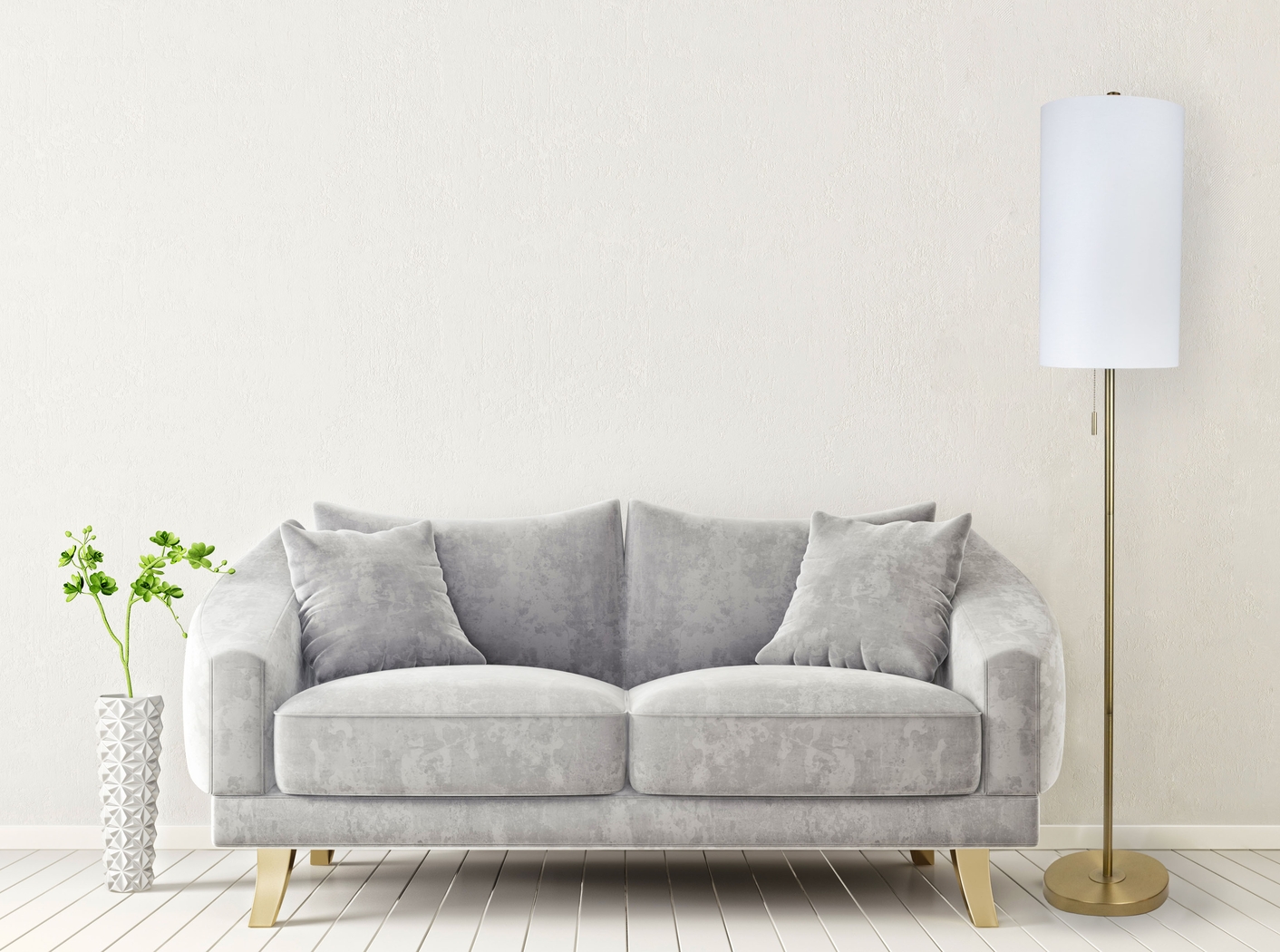 Patricia Boulevard Gold Floor Lamp - Thumbnail - Image 5