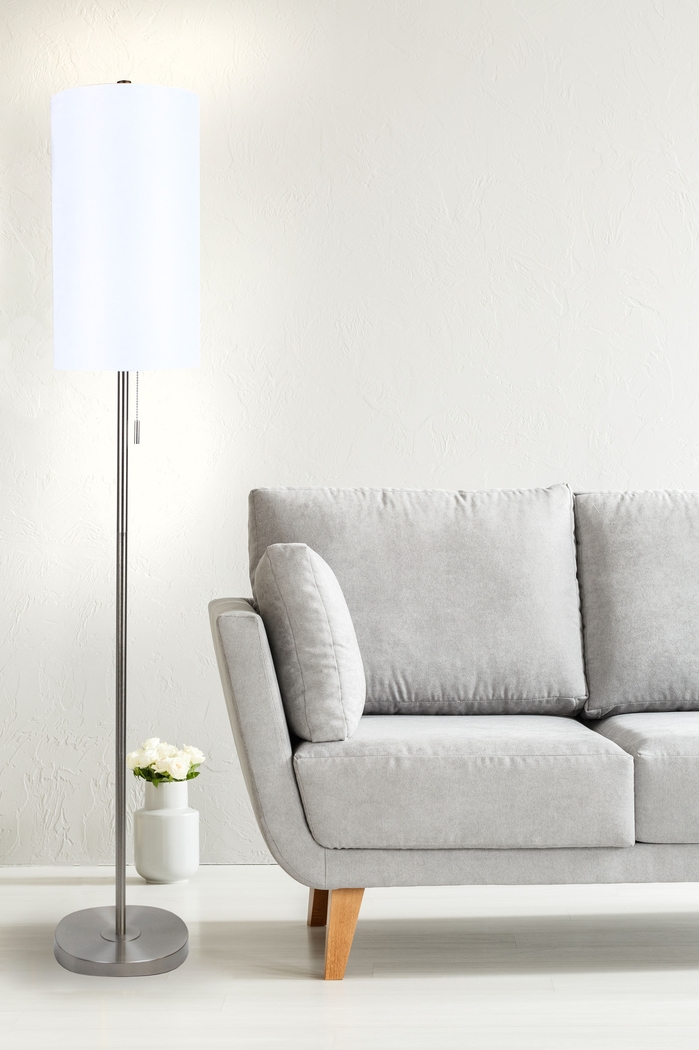 Patricia Boulevard Silver Floor Lamp - Thumbnail - Image 4