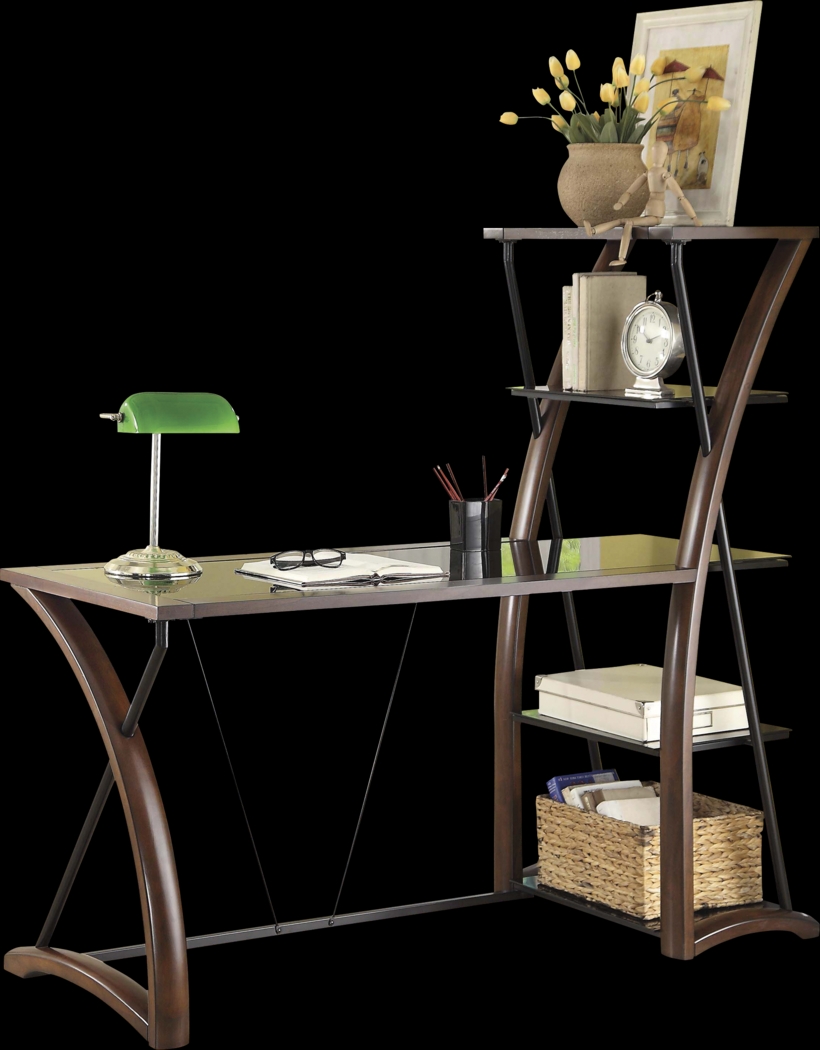 Patrick II Cherry Bookcase Desk and Chair - Thumbnail - Image 2