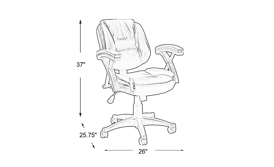 Dimension Image. Please refer to the Dimension Tab on this page for dimension details.