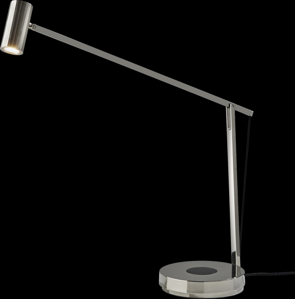 Patsy Post Nickel Lamp - Thumbnail - Image 1