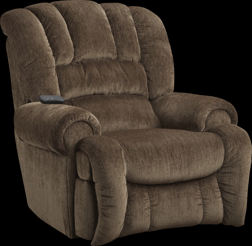 Patterson Brown Power Recliner - Thumbnail - Image 1