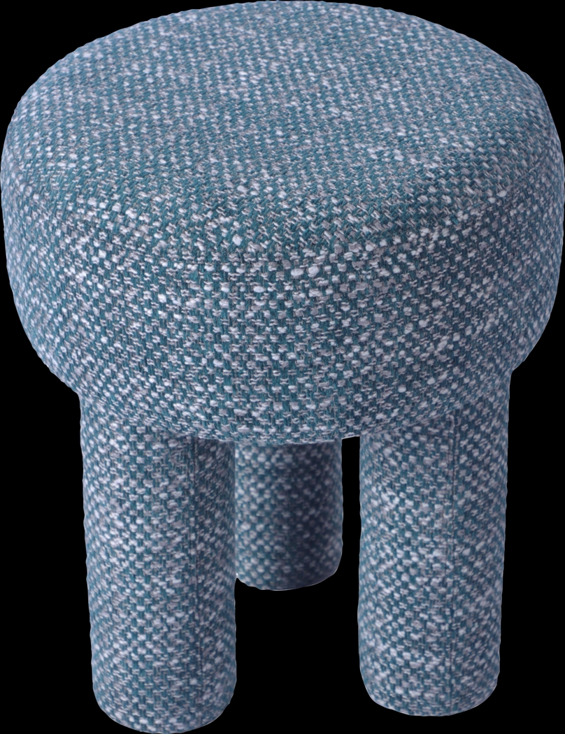 Pattyton Teal Accent Stool - Thumbnail - Image 3