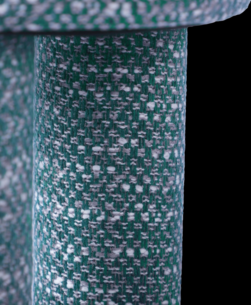 Pattyton Teal Accent Stool - Thumbnail - Image 6