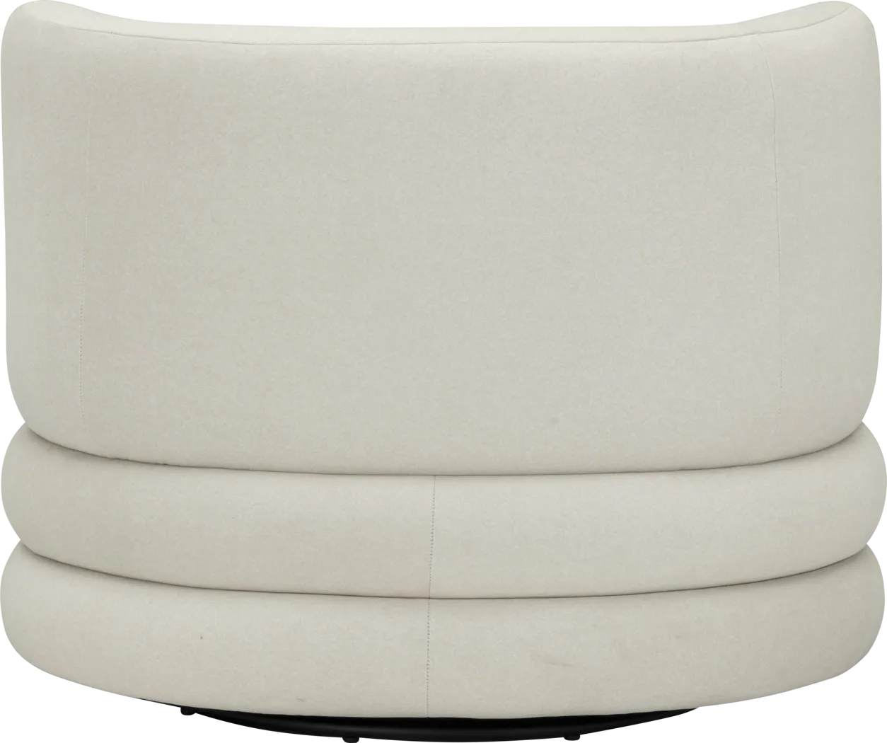 Paulo Beige Swivel Accent Chair - Thumbnail - Image 5