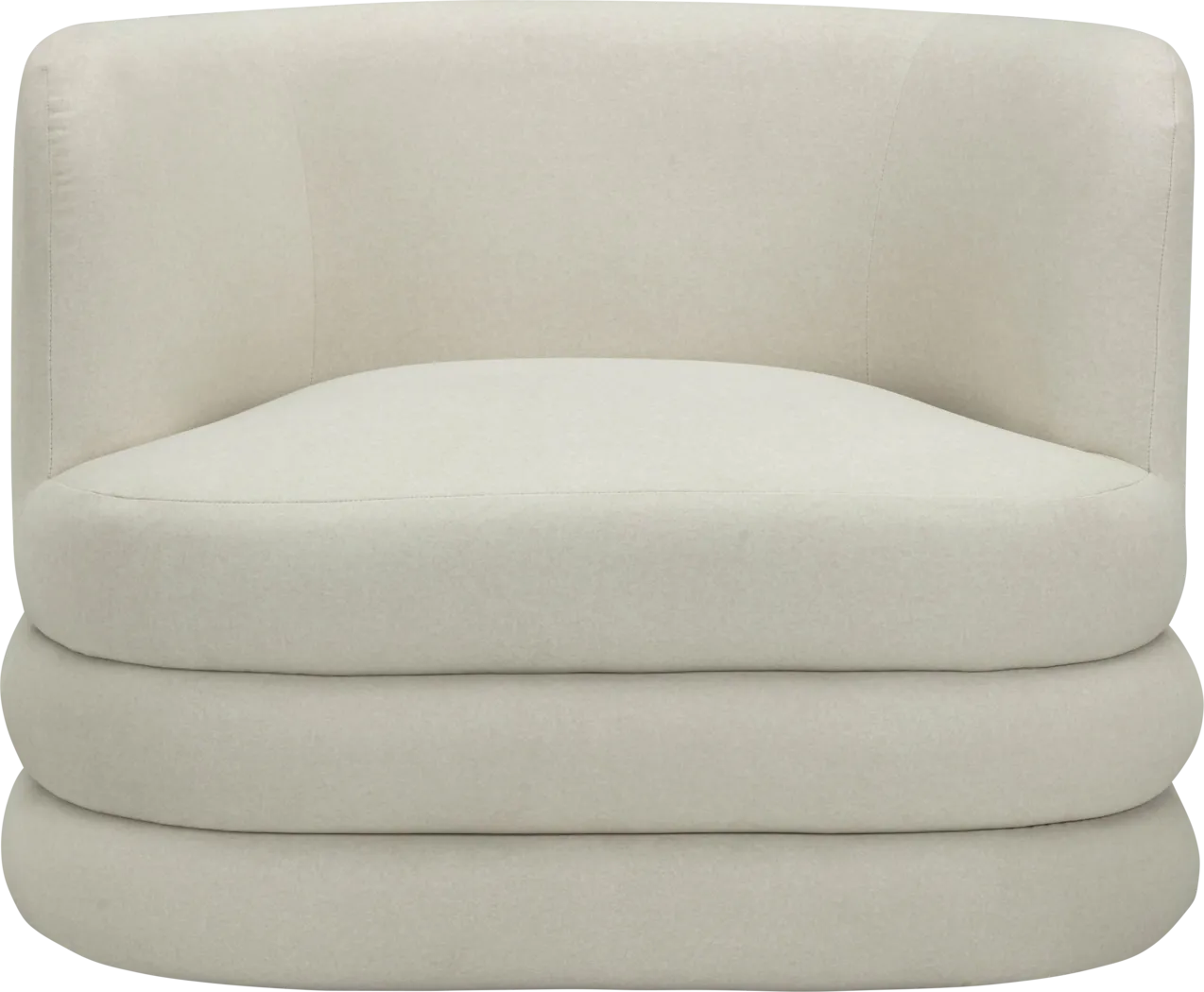 Paulo Beige Swivel Accent Chair - Thumbnail - Image 8