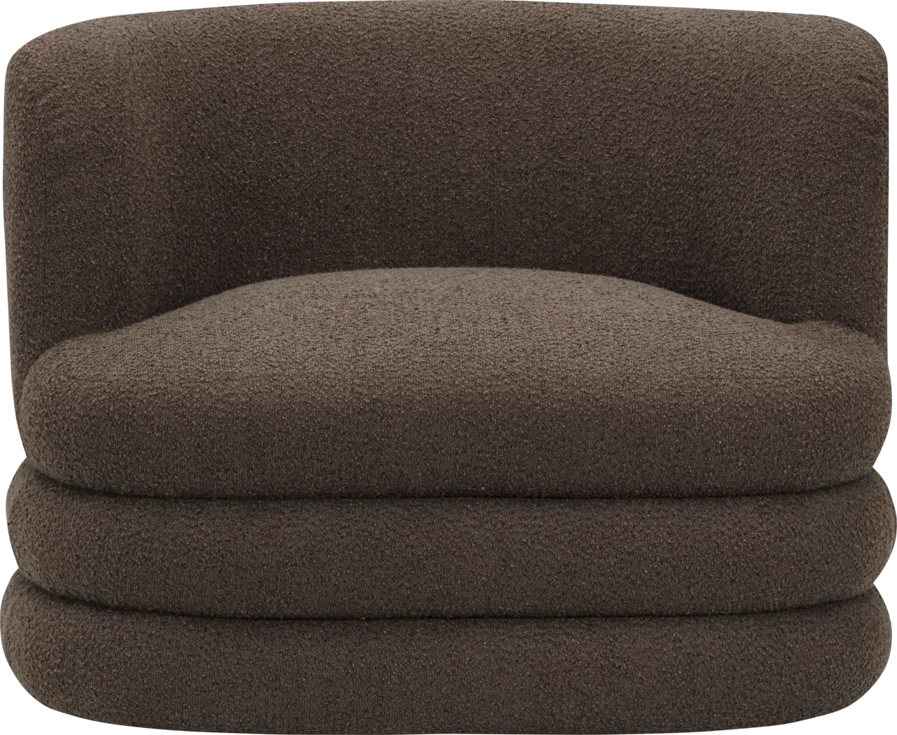 Paulo Brown Swivel Accent Chair - Thumbnail - Image 8