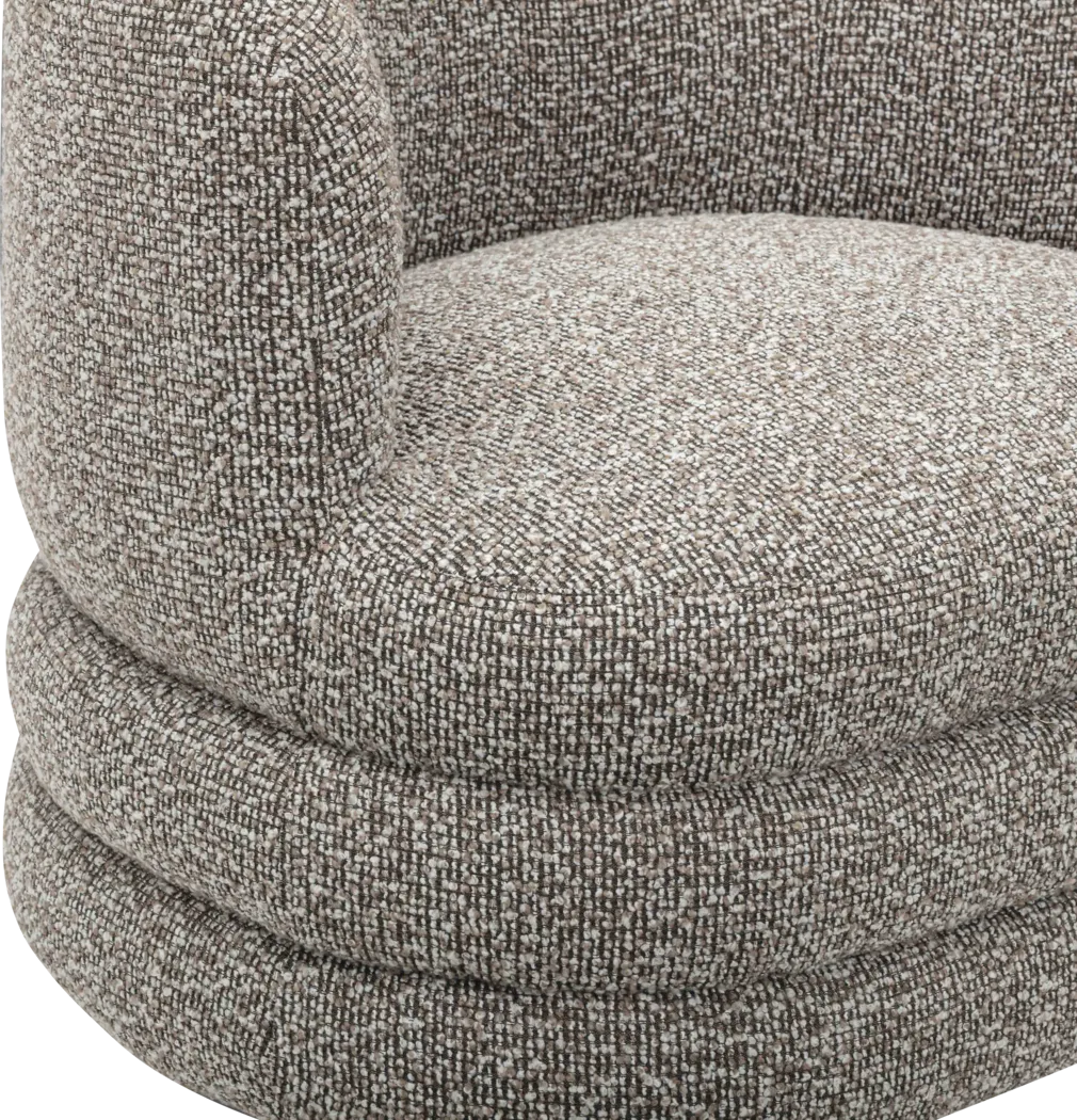 Paulo Gray Swivel Accent Chair - Thumbnail - Image 6