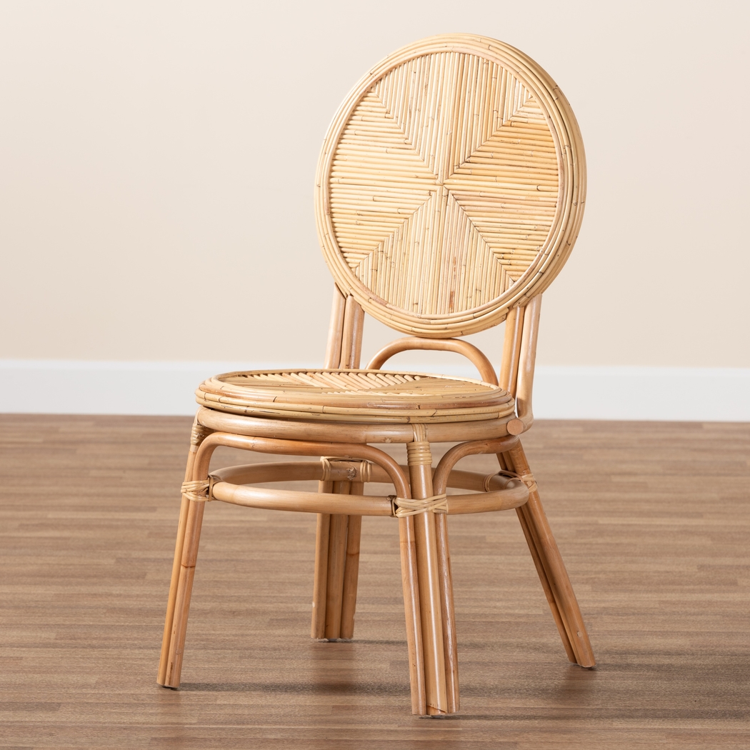 Paulornette Natural Side Chair - Thumbnail - Image 3