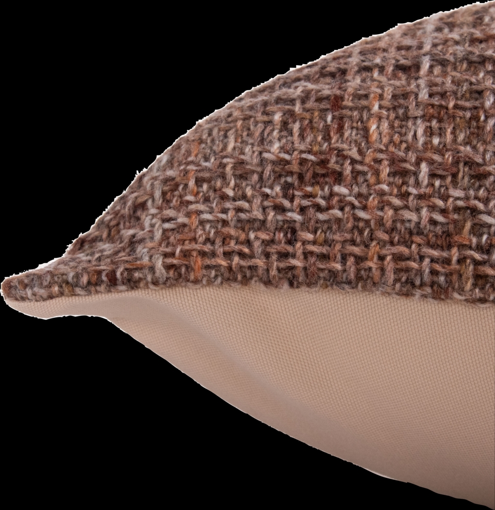 Paulur Cinnamon Indoor/Outdoor Accent Pillow - Thumbnail - Image 3