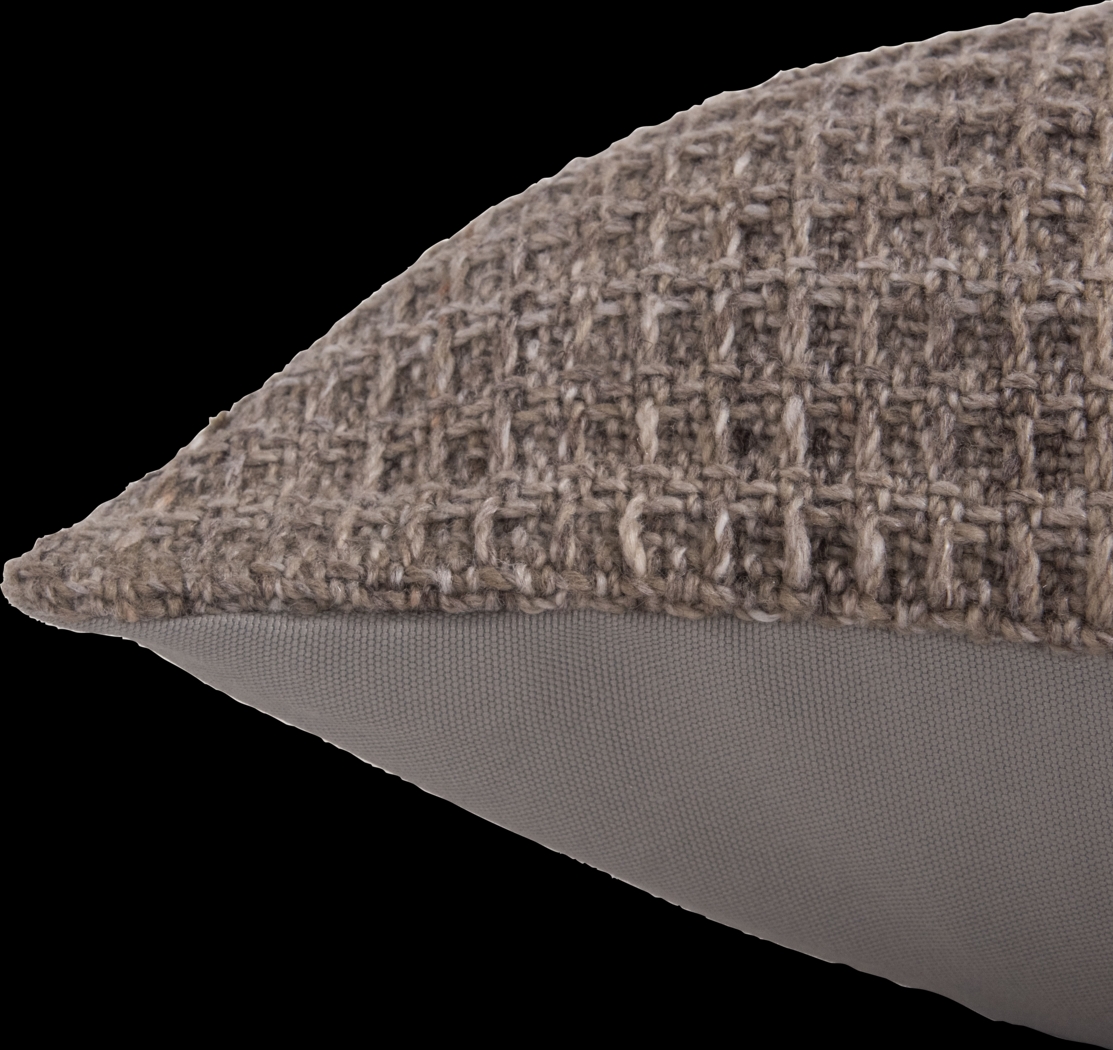 Paulur Gray Indoor/Outdoor Accent Pillow - Thumbnail - Image 3