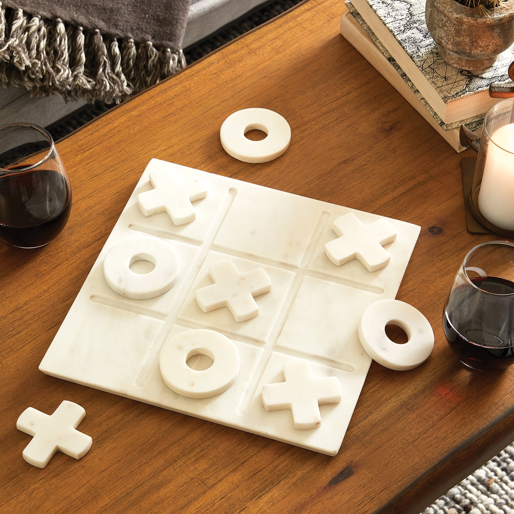 Paulwood White Tic Tac Toe Set - Thumbnail - Image 2