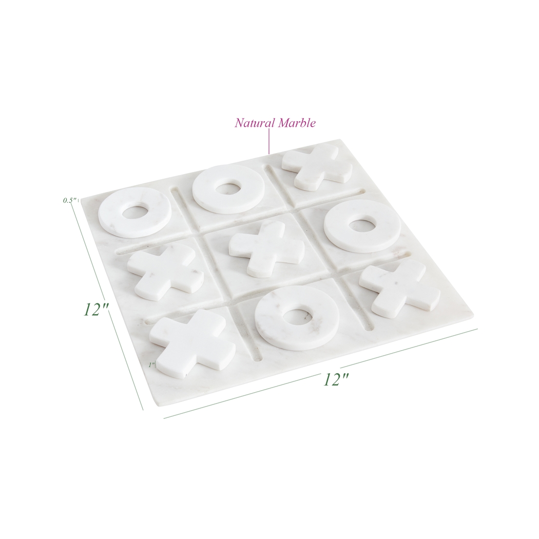 Paulwood White Tic Tac Toe Set - Thumbnail - Image 4