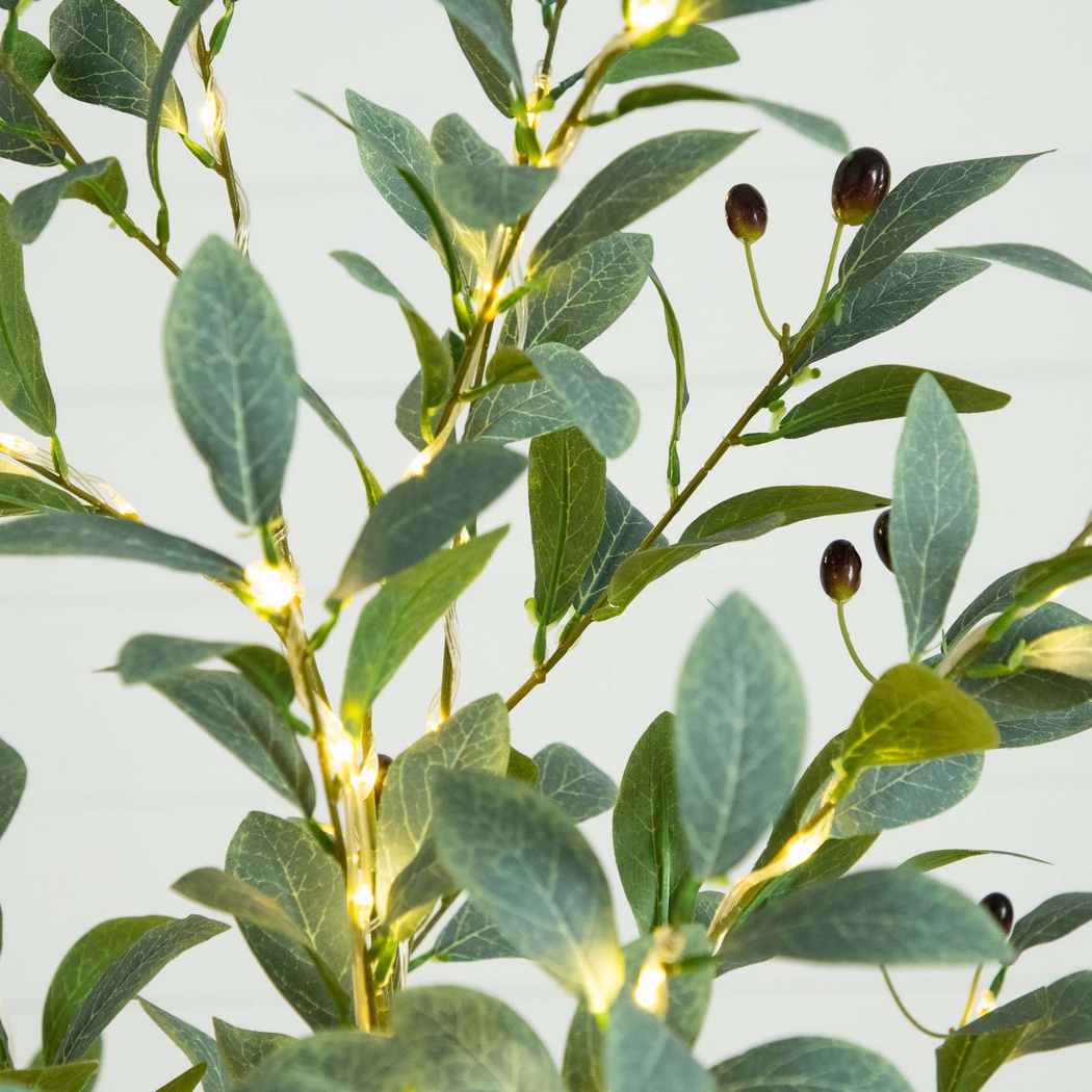 Pavlick III Green Silk Tree with Lights - Thumbnail - Image 4