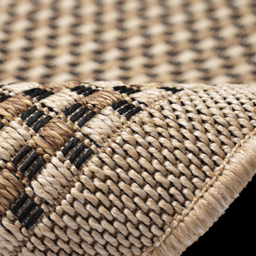 Pawley Black 6'6 x 9'4 Indoor/Outdoor Rug - Thumbnail - Image 5