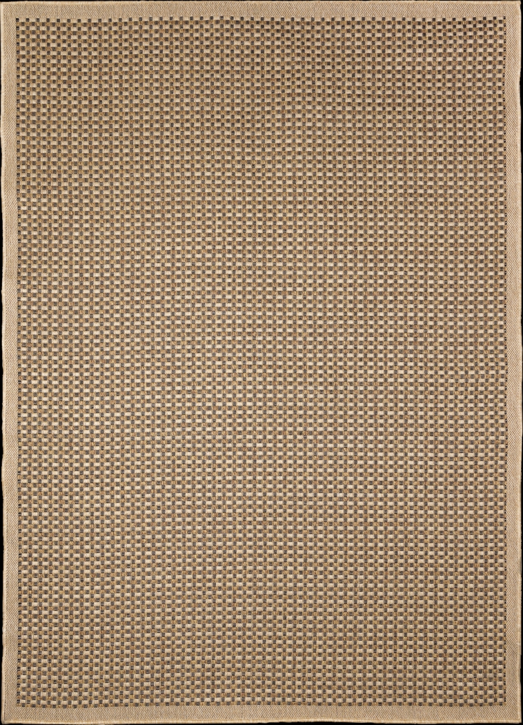 Pawley Black 6'6 x 9'4 Indoor/Outdoor Rug - Thumbnail - Image 1