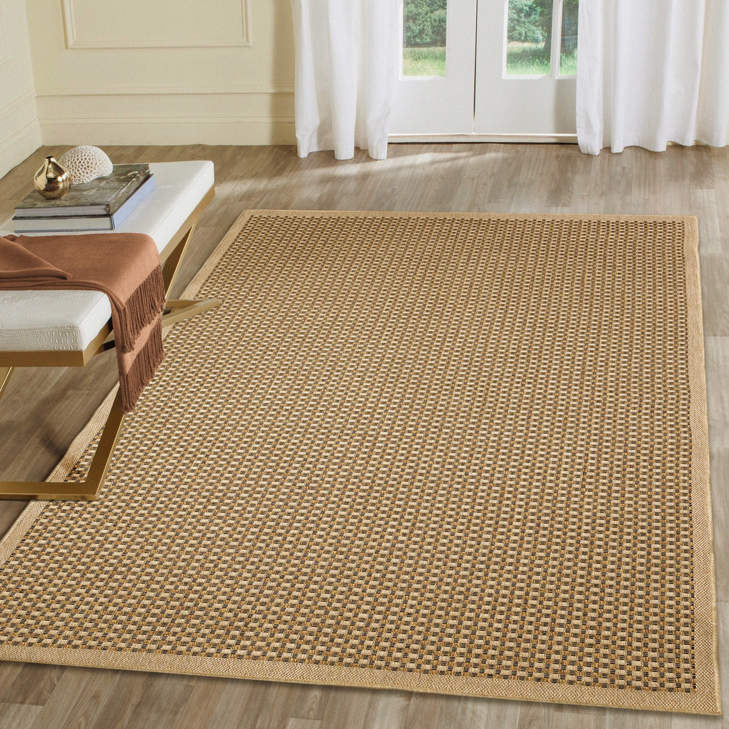 Pawley Black 7'10 x 9'10 Indoor/Outdoor Rug - Thumbnail - Image 2