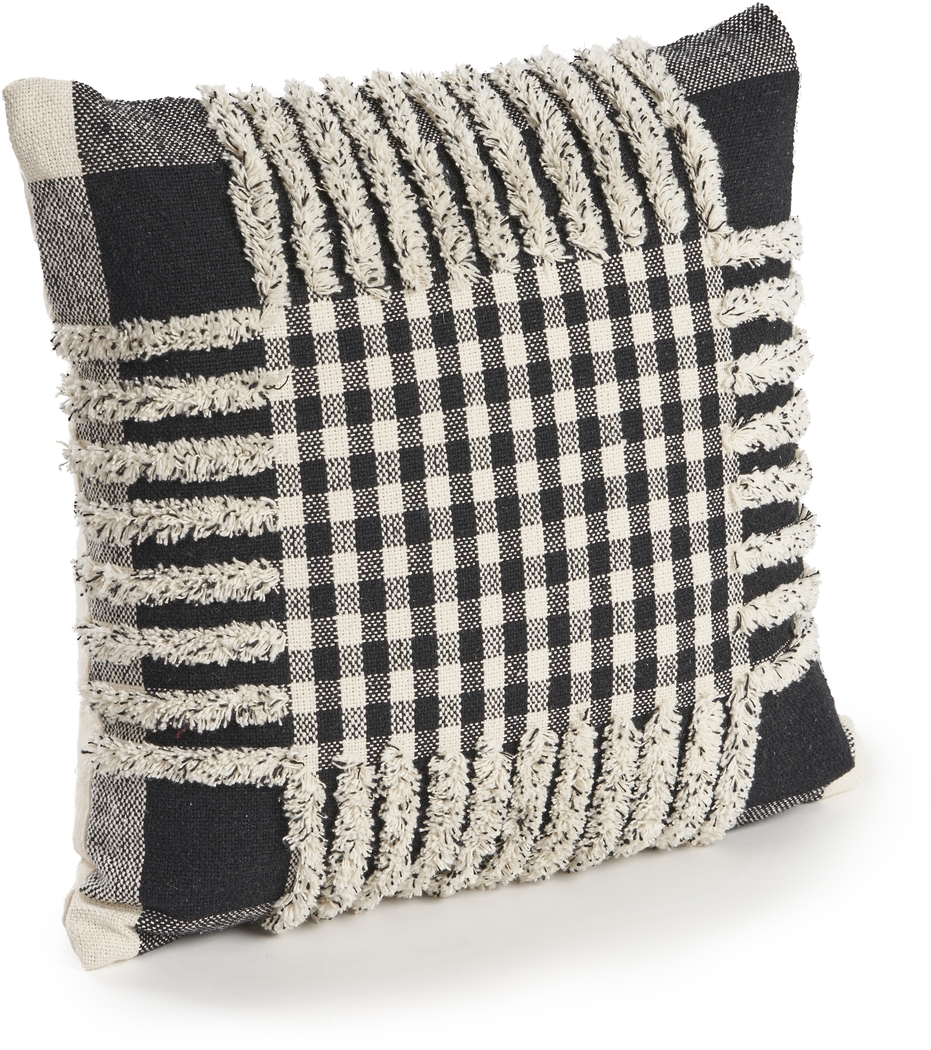 Paylina Black Throw Pillow - Thumbnail - Image 3