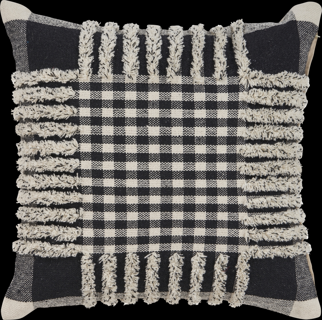 Paylina Black Throw Pillow - Thumbnail - Image 1