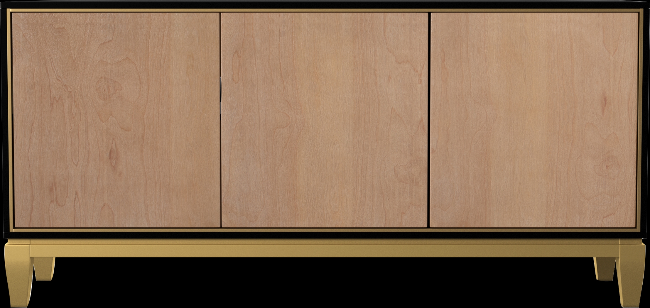 Paynter Black 50 in. Console - Thumbnail - Image 1