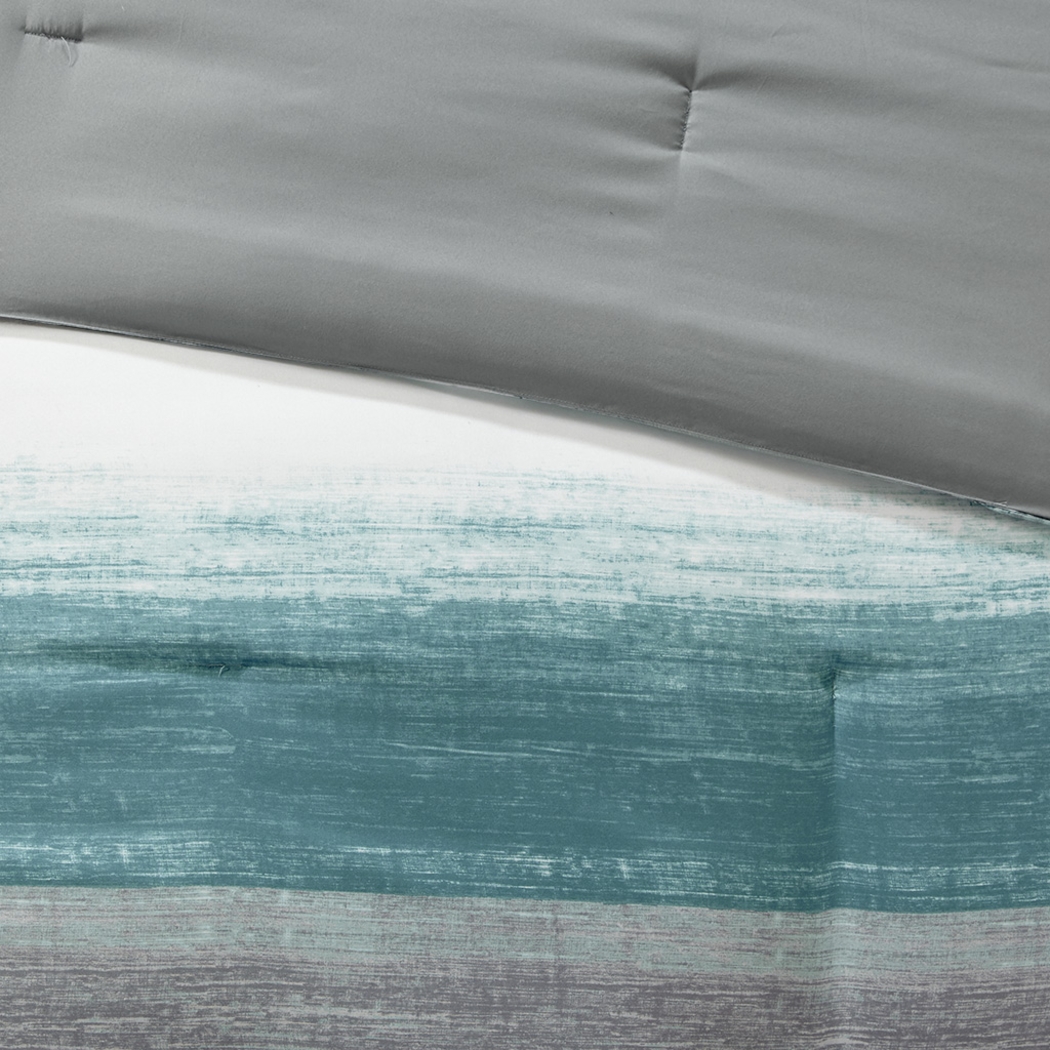 Paysee Blue Twin Comforter Set - Thumbnail - Image 13