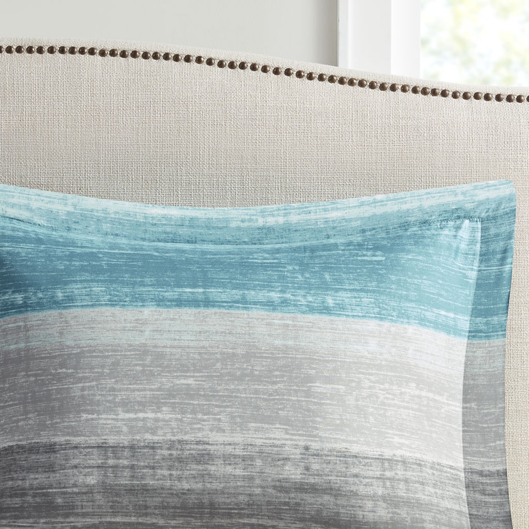 Paysee Blue 9 Pc Queen Comforter Set - Thumbnail - Image 9